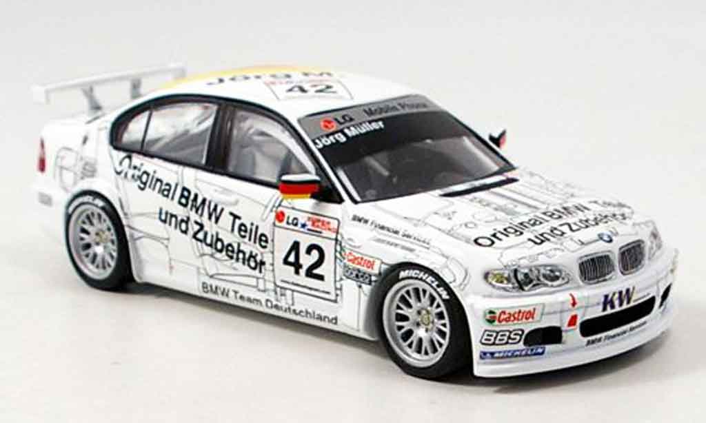Bmw 320 E46 1/43 Minichamps E46 i Schnitzer ETCC J. Muller 2003 diecast model cars