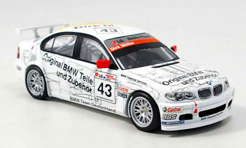 Bmw 320 E46 1/43 Minichamps E46 i Schnitzer ETCC D. Muller 2003 diecast model cars