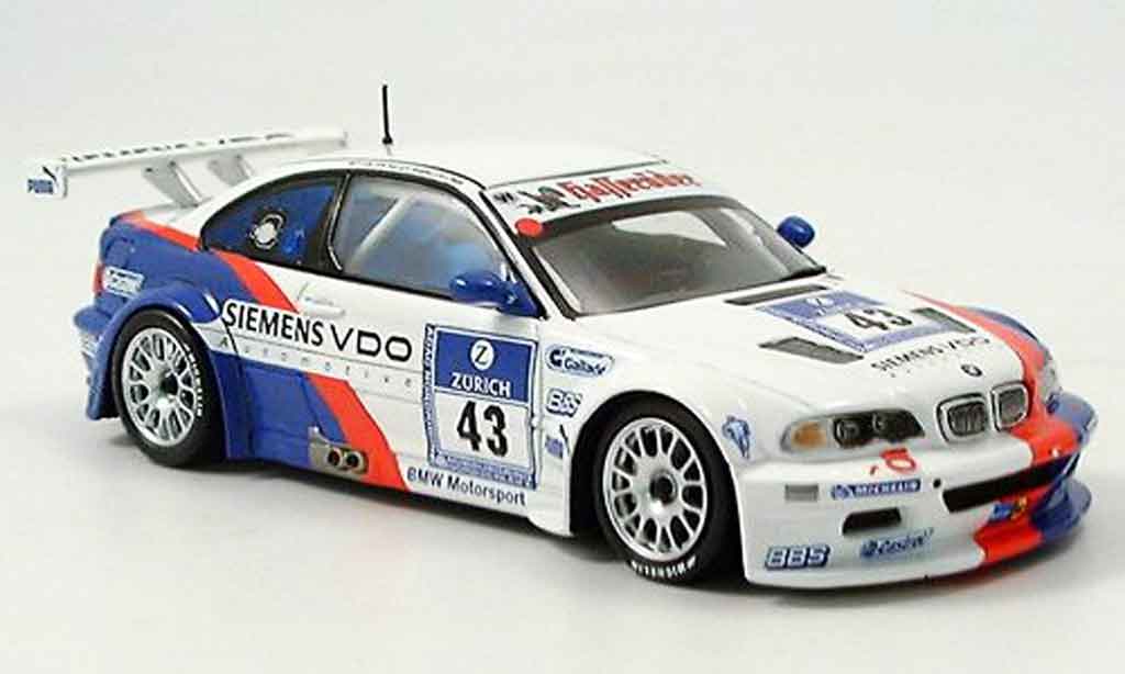 Bmw M3 E46 1/43 Minichamps GTR E46 2ter Nurburgring Lamy Said Huisman Stuck 2004 diecast model cars