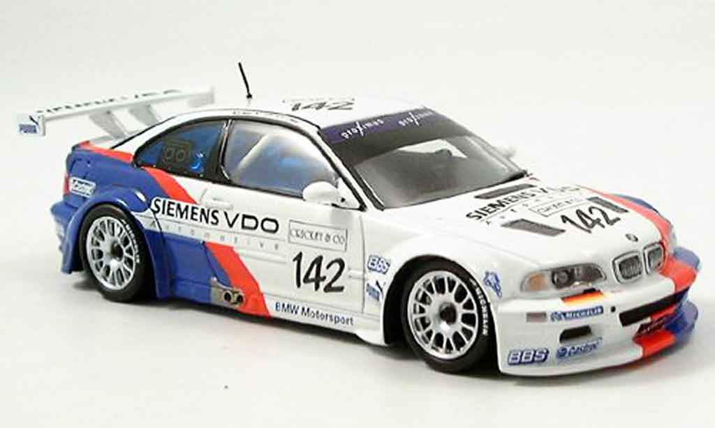 Bmw M3 E46 1/43 Minichamps GTR E46 Spa Muller Muller Stuck 2004 diecast model cars
