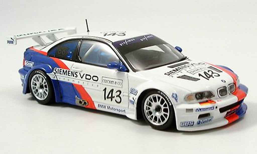 Bmw M3 E46 1/43 Minichamps GTR E46 Spa Mollekens Lamy Garcia Prilaulx 2004 diecast model cars