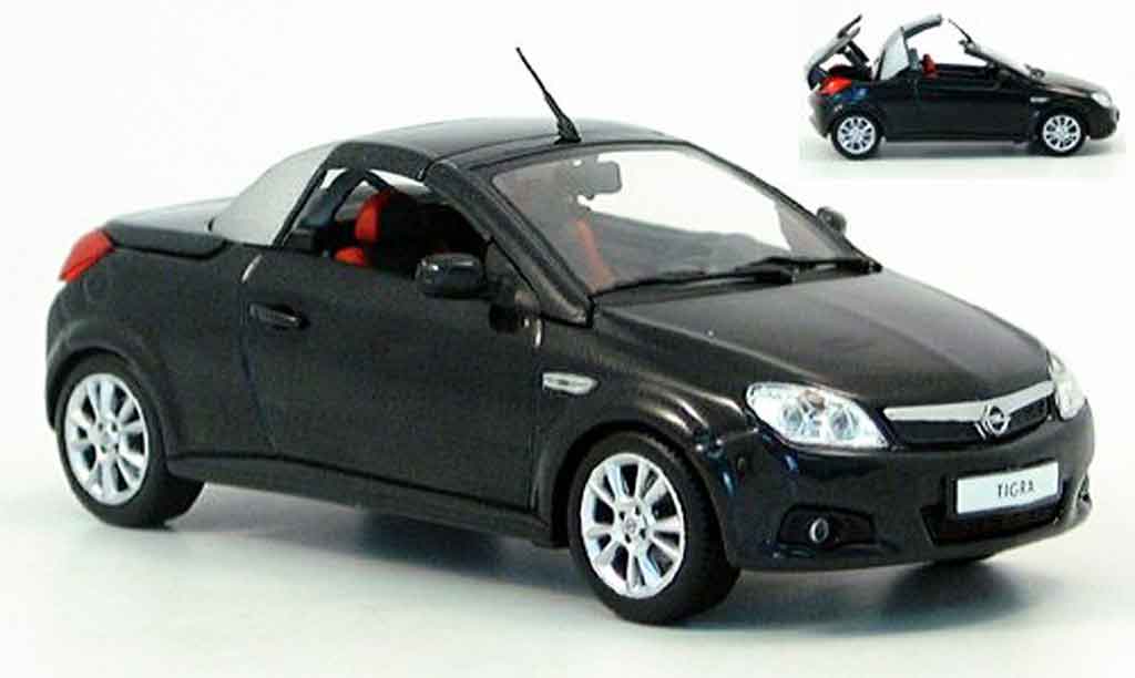 Opel Tigra 1/43 Minichamps twin top black funktionsfahiges verd 2004 diecast model cars