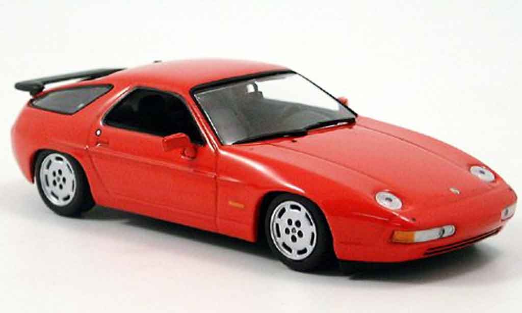 Porsche 928 1991 1/43 Minichamps 1991 S4 red diecast model cars