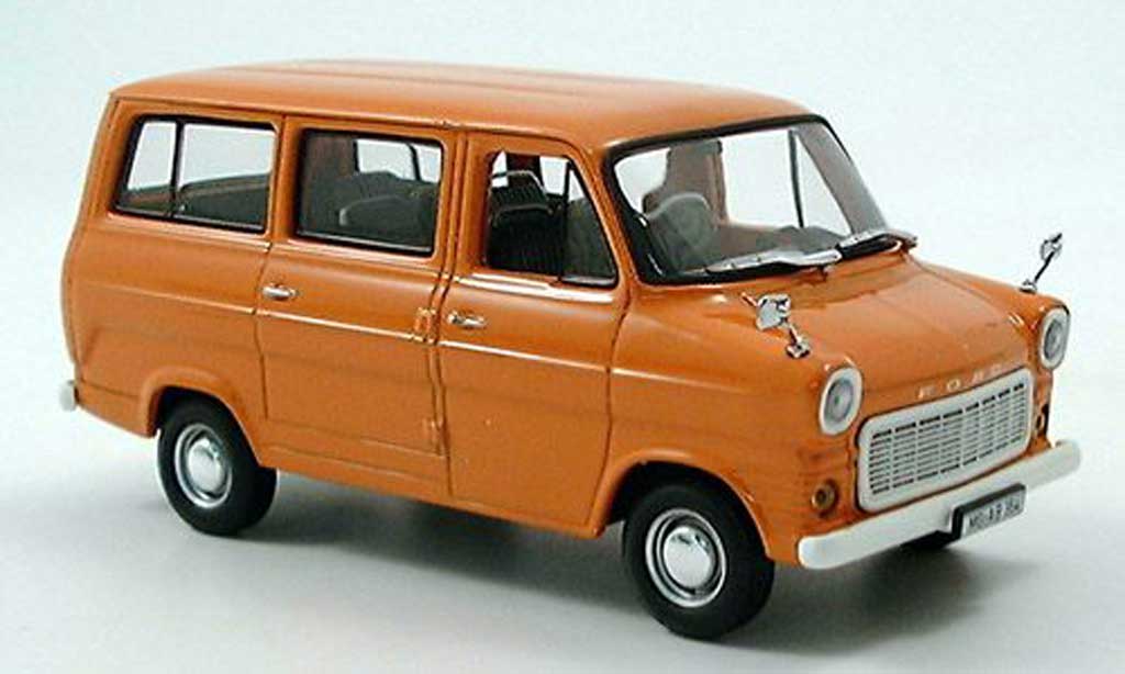 Ford Transit 1/43 Minichamps Bus orange 1971 diecast model cars