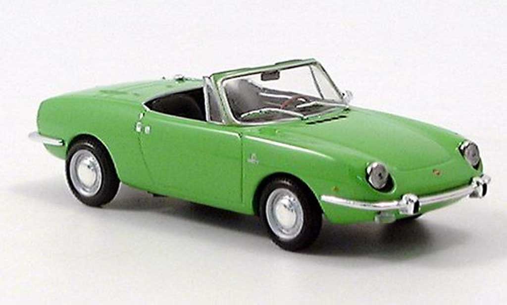 Fiat 850 1/43 Minichamps Sport Spider grun 1968 diecast model cars