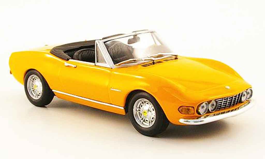 Fiat Dino 1/43 Minichamps Spider yellow 1972 diecast model cars