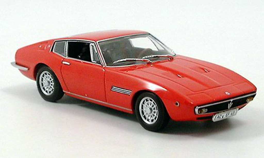 Maserati Ghibli 1/43 Minichamps Coupe red 1969 diecast model cars