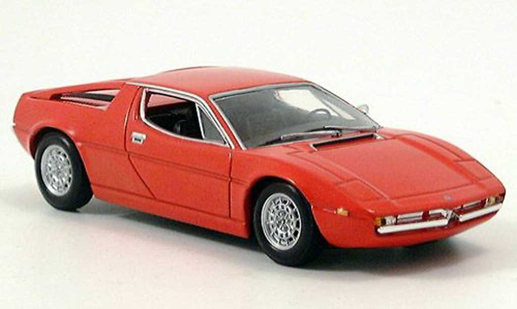 Maserati Merak 1/43 Minichamps red 1974 diecast model cars