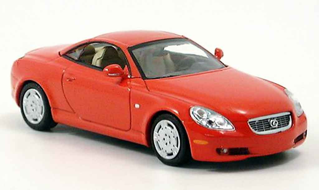 Lexus SC 430 1/43 Minichamps 430 Convertible red 2001 diecast model cars