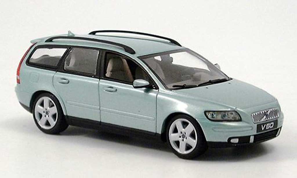 Volvo V50 1/43 Minichamps clair-vert 2003 diecast model cars