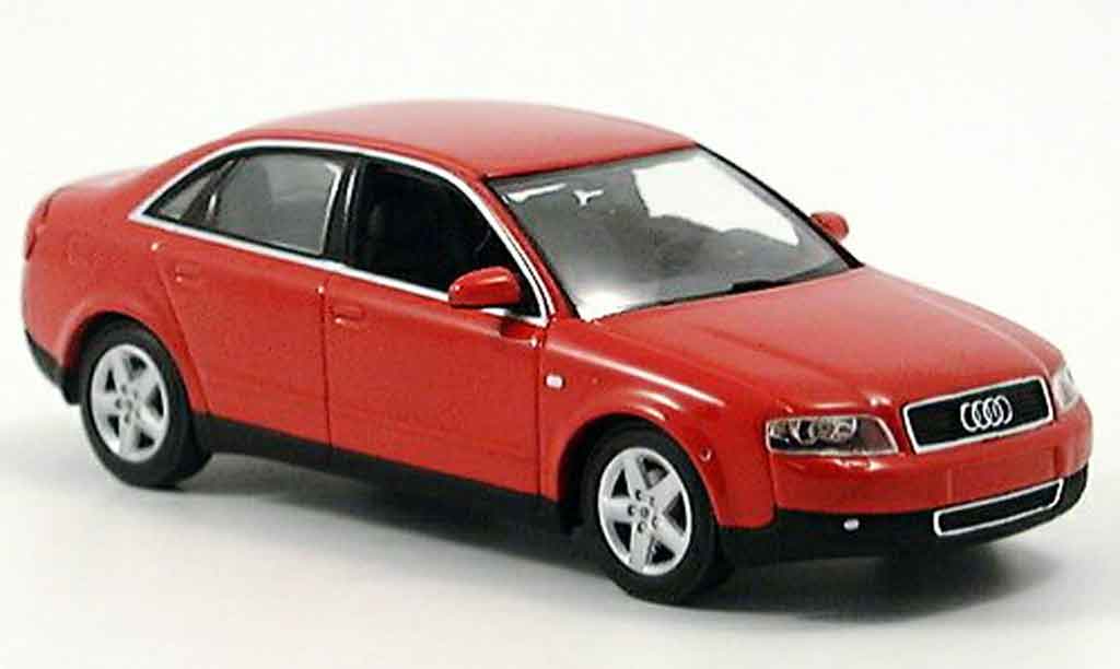 Audi A4 1/43 Minichamps red 2000 diecast model cars