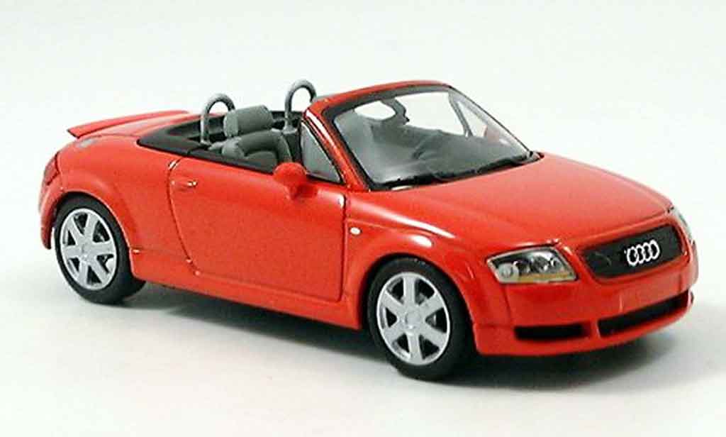 Audi TT Roadster 1/43 Minichamps Roadster red 1999 diecast model cars
