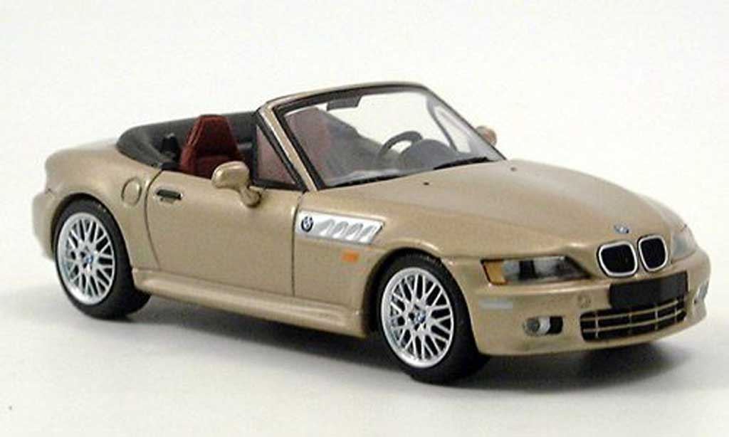 Bmw Z3 Roadster 1/43 Minichamps Roadster dore 1999 diecast model cars
