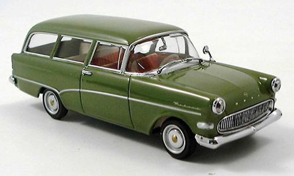 Opel Rekord 1/43 Minichamps P 1 Estate grun 1958 diecast model cars