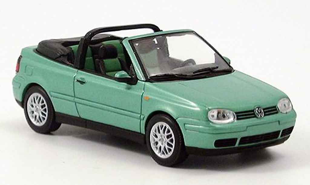 Volkswagen Golf III 1/43 Minichamps III cabriolet grun 1999 diecast model cars
