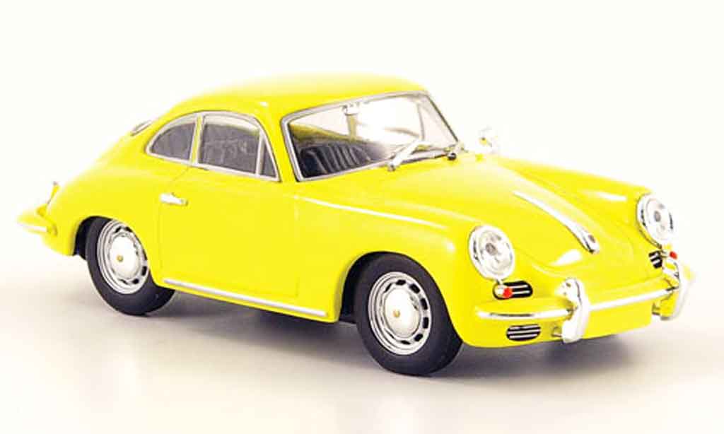 Porsche 356 1/43 Minichamps 1965 C Coupe yellow diecast model cars