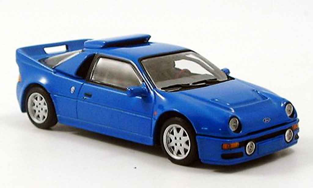 Ford RS 200 1/43 Minichamps blue 1986 diecast model cars