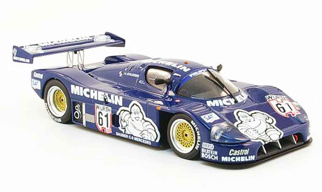 Mercedes C9 1/43 Minichamps Sauber No.61 Michelin Supercup 1987 diecast model cars