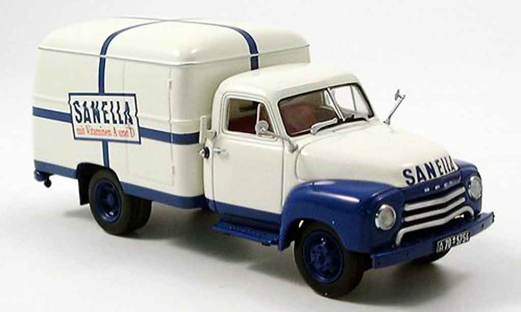 Opel Blitz 1/43 Minichamps 175 t koffer sanella diecast model cars