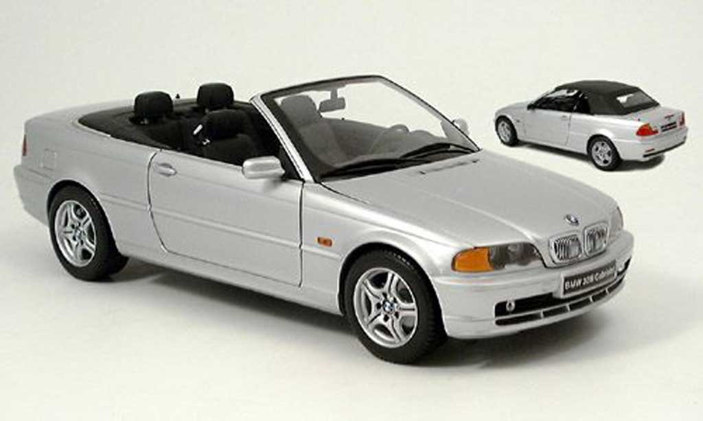 Bmw 328 E46 1/18 Kyosho E46 ci cabriolet grey diecast model cars