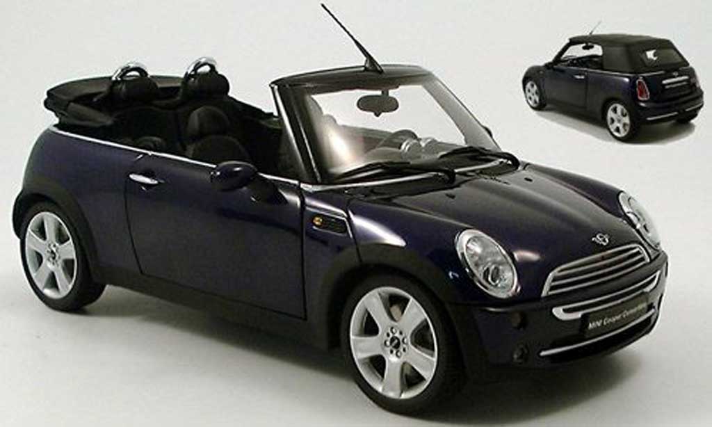 Mini Cabriolet 1/18 Kyosho purple diecast model cars