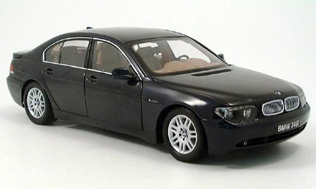 Bmw 745 E65 1/18 Kyosho E65 i black diecast model cars