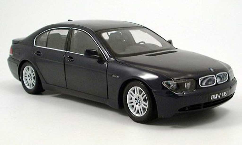 Bmw 745 E65 1/18 Kyosho E65 7er blue diecast model cars