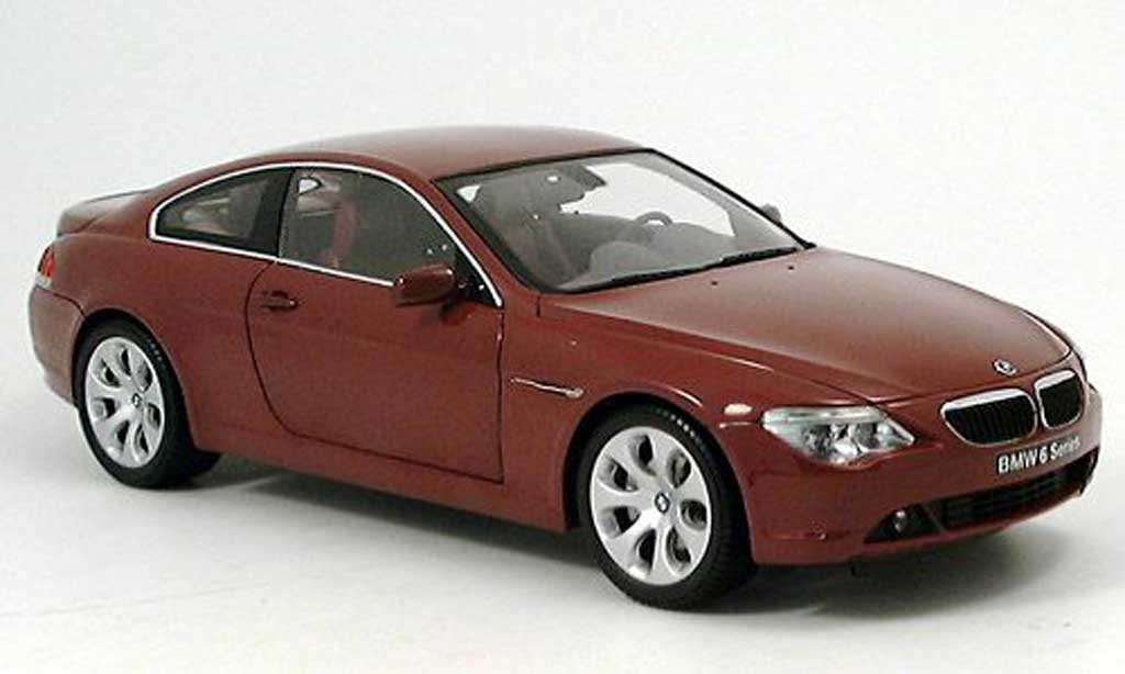Bmw 645 E63 1/18 Kyosho E63 CI Coupe red diecast model cars