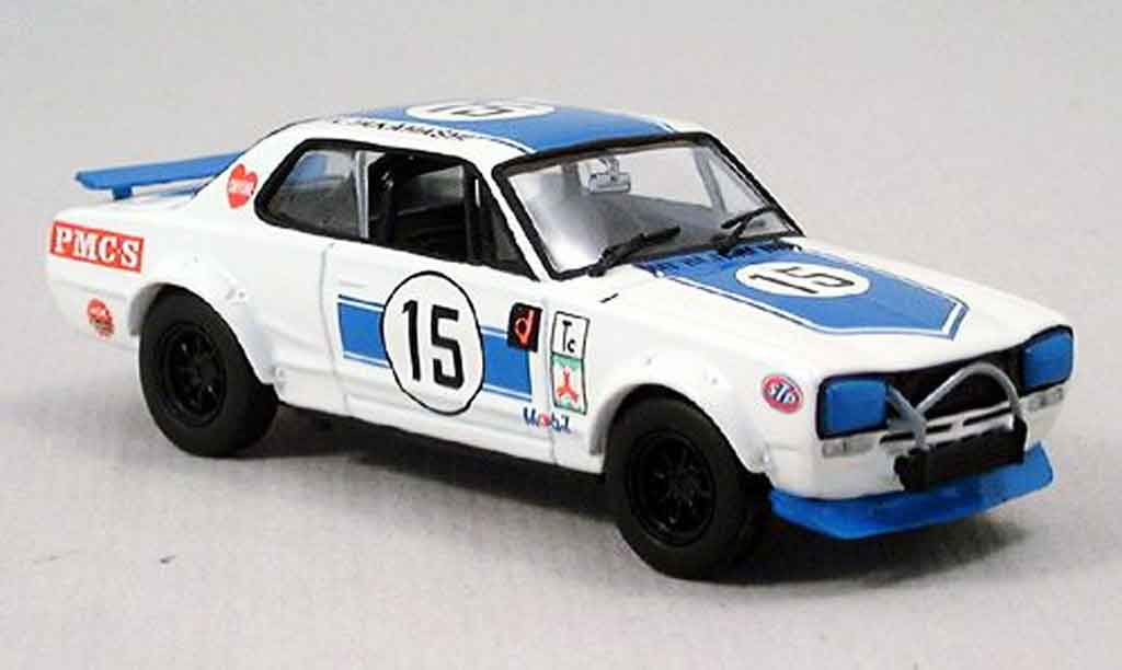 Nissan Skyline 2000 1/43 Kyosho 2000 GTR racing blue diecast model cars