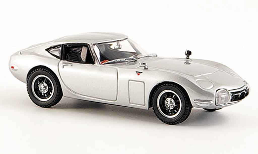 Toyota 2000 GT 1/43 Kyosho grey metallisee diecast model cars