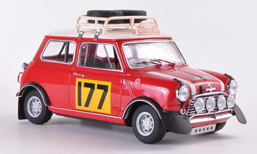 Austin Mini Rallye 1/18 Kyosho Rally Cooper S Mk1 No.177 R.Aaltonen / H.Liddon Rally Monte Carlo 1967 diecast model cars