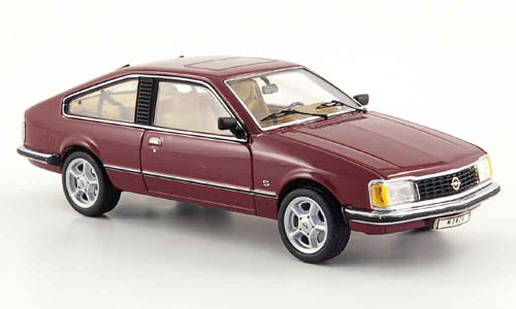 Opel Monza 1/43 Schuco red diecast model cars