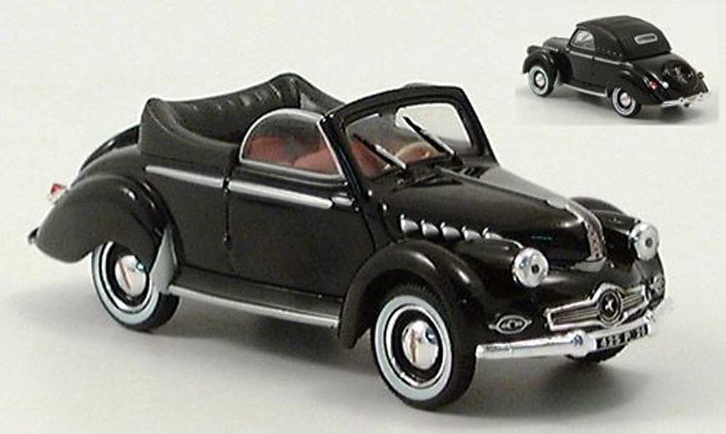Panhard Dyna X 1950 1/43 Norev X 1950 Convertible black diecast model cars