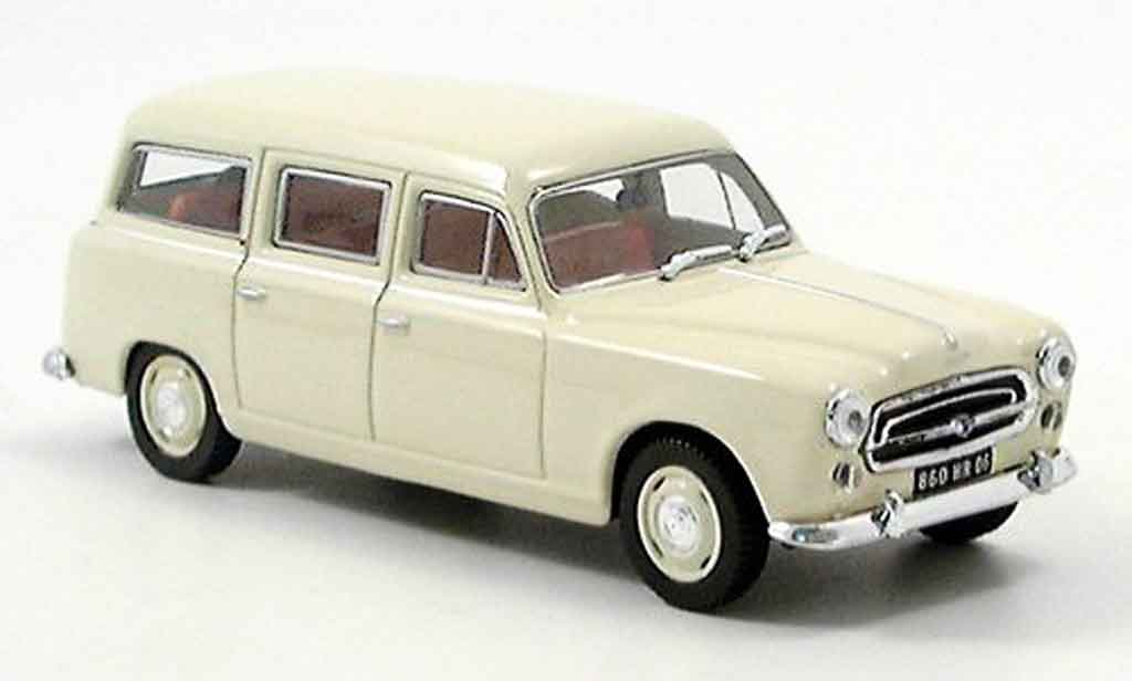 Peugeot 403 Break 1/43 Norev Estate beige 1955 diecast model cars