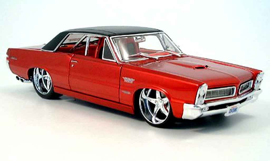 Pontiac GTO 1/18 Maisto tuning red diecast model cars