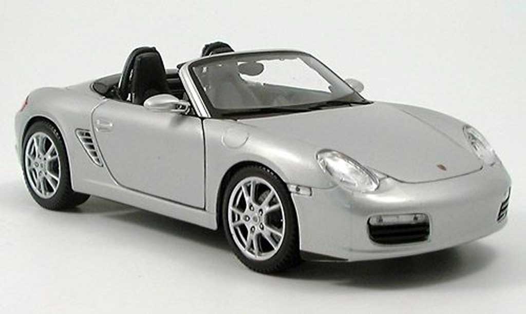 Porsche Boxster 1/18 Maisto (987) grey clair metallized 2005 diecast model cars