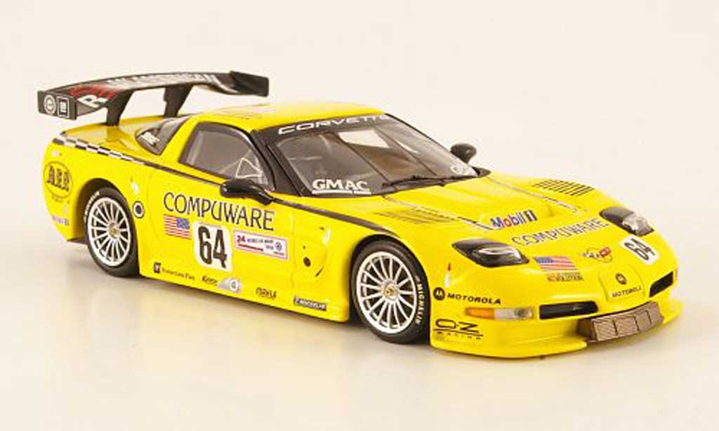Chevrolet Corvette C5 1/43 Minichamps C5 R GTS No.64 Compuware 24h Le Mans 2004 diecast model cars