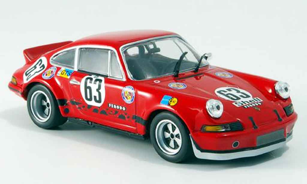 Porsche 911 RSR 1/43 Minichamps RSR Carrera 2.8 No.63 GELO 24H Le Mans 1973 diecast model cars