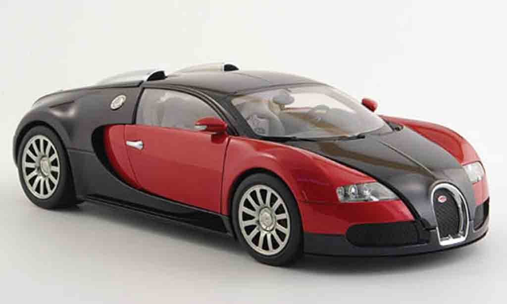 Bugatti Veyron 16.4 1/18 Autoart 16.4 eb red black diecast model cars