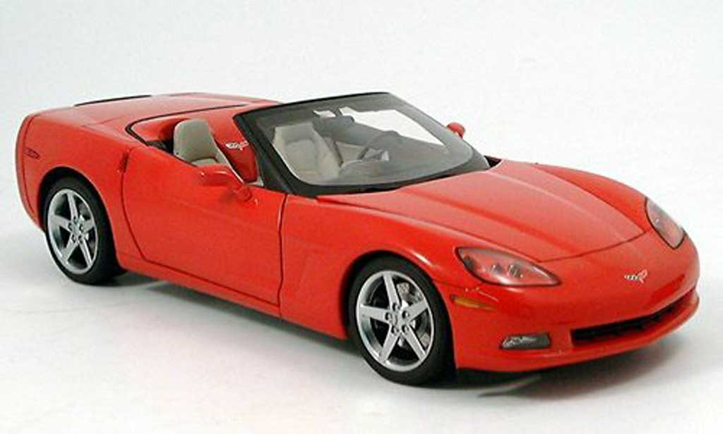 Chevrolet Corvette C6 1/18 Autoart C6 convertible (c6) red diecast model cars