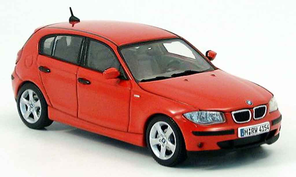 Bmw 114 E87 1/43 Autoart E87 i red 2005 diecast model cars