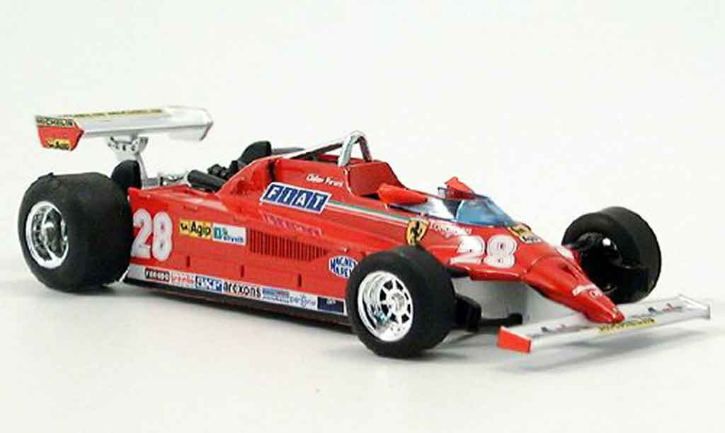 Ferrari 126 1981 1/43 Brumm 1981 CK turbo no.28 d.pironi gp monte carlo diecast model cars