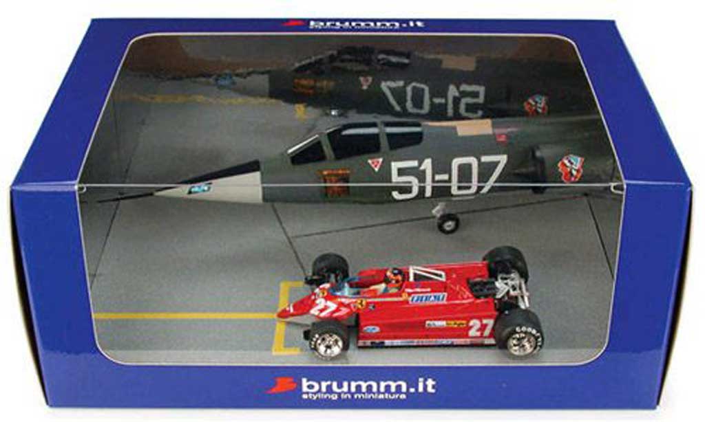 Ferrari 126 1981 1/43 Brumm 1981 CK Turbo Starfighter Duel Villeneuve diecast model cars