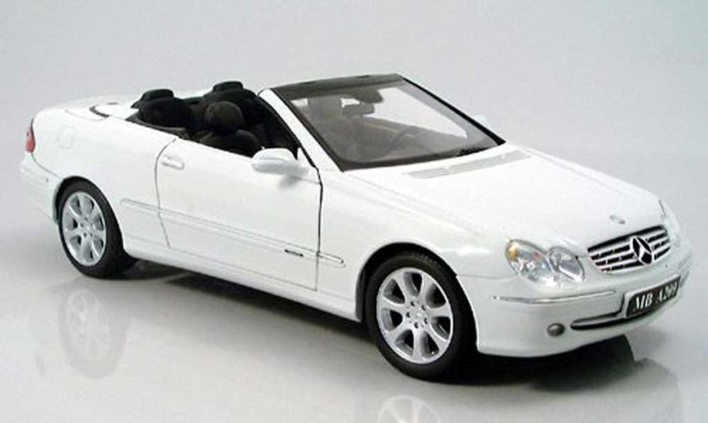 Mercedes Classe CL cabriolet 1/18 Kyosho K cabriolet white 2003 diecast model cars