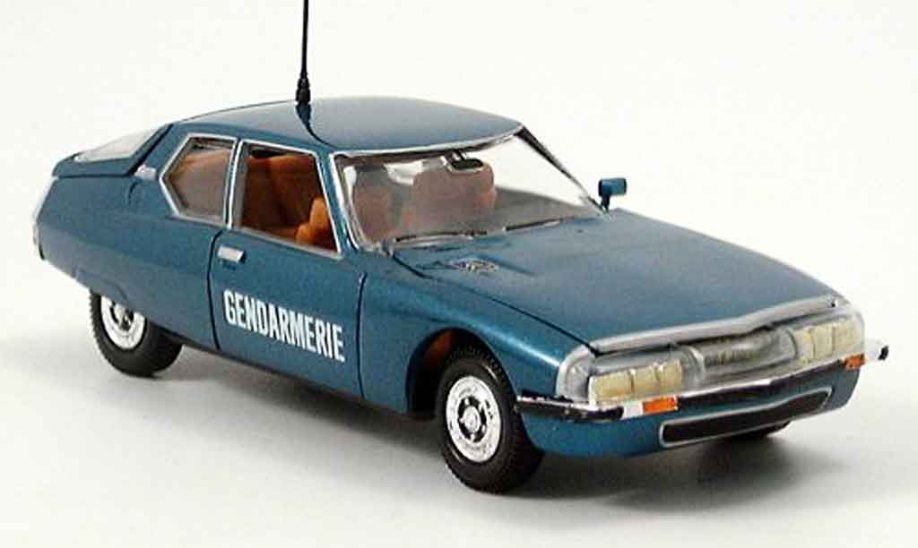 Citroen SM 1/43 Norev gendarmerie police 1974 diecast model cars