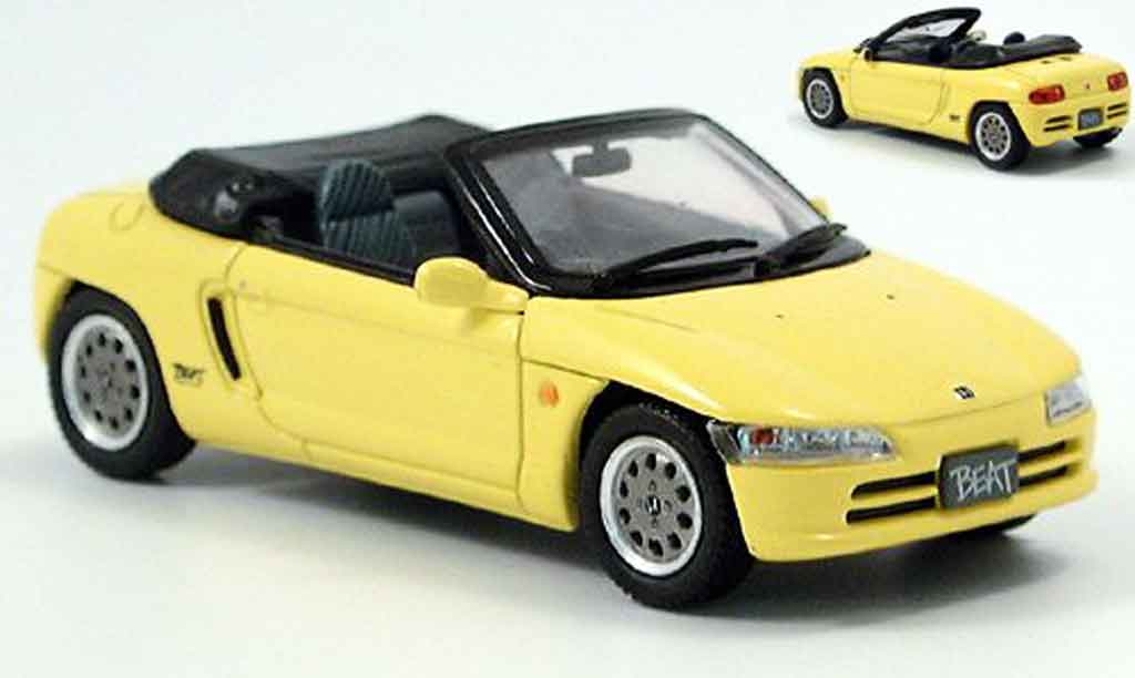 Honda Beat 1/43 Ebbro yellow Verdeck liegt bei diecast model cars