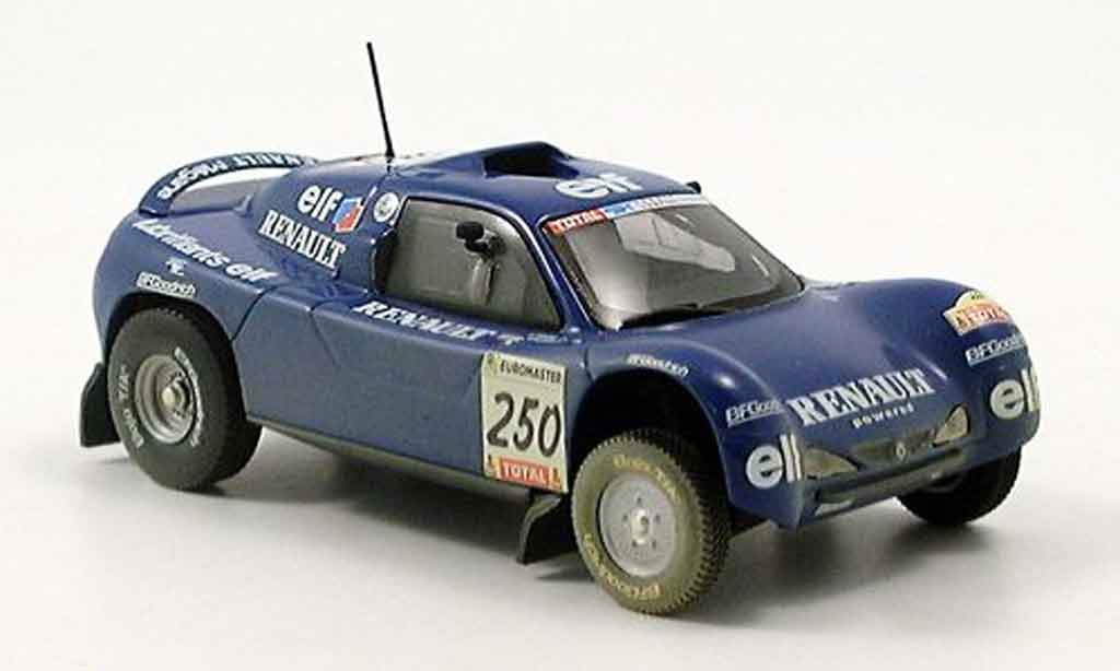 Renault Megane 1/43 Norev schlesser dakar avec schmutzeffekt 2000 diecast model cars