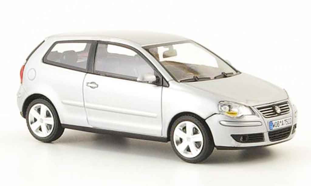 Volkswagen Polo 2005 1/43 Minichamps 2005 grey metallisee diecast model cars