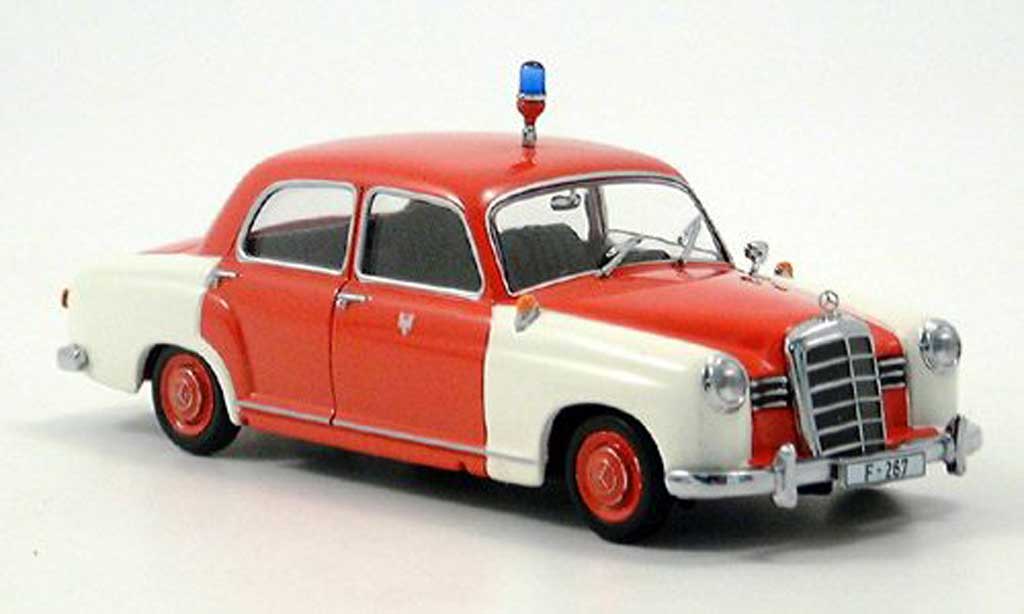Mercedes 180 1/43 Minichamps Einsatzleitwagen Fire brigade Frankfurt 1956 diecast model cars