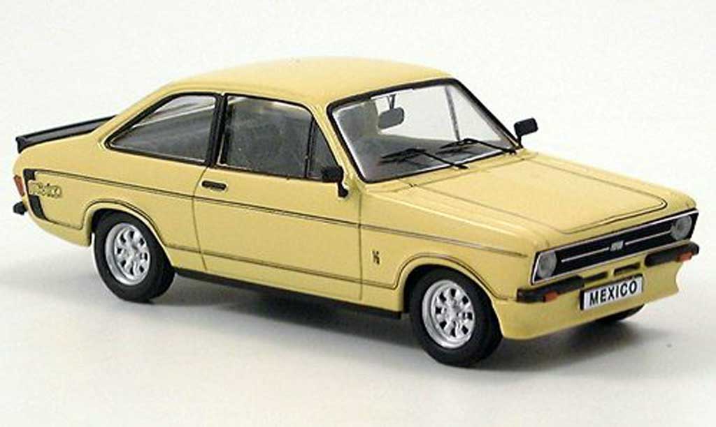 Ford Escort MK2 1/43 Trofeu MK2 Mexico yellow diecast model cars